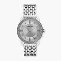 LeVov Women's silver-tone, stone-accent dial