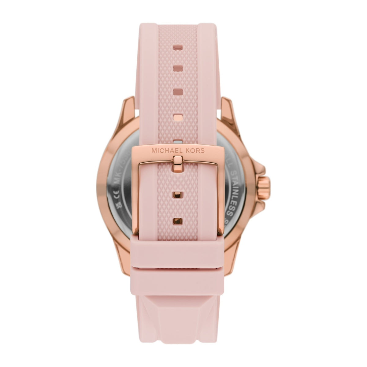 Michael Kors Pink MK logo, silicone strap - view 2
