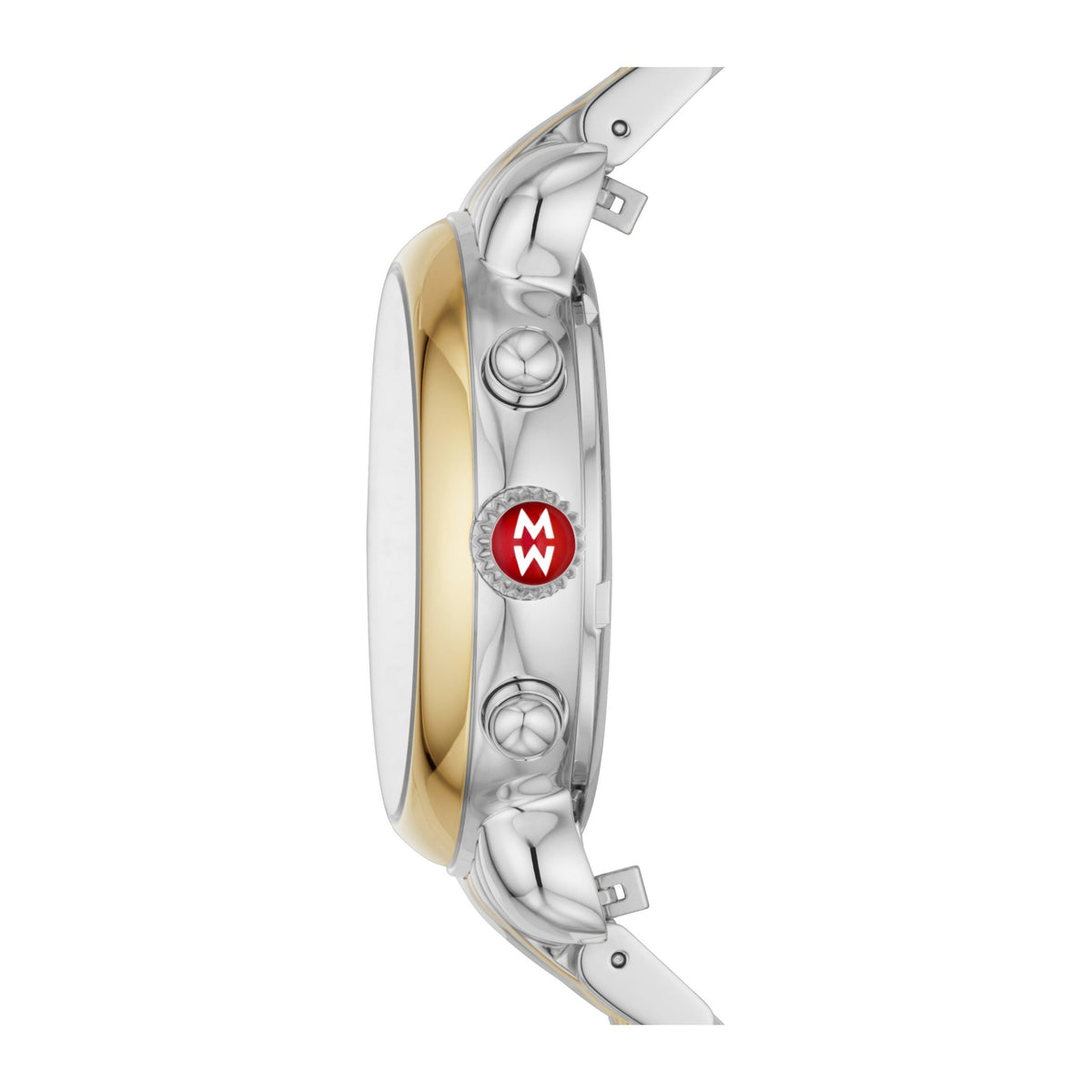 Michele CSX two-tone, mother-of-pearl dial, diamond-set markers - view 2