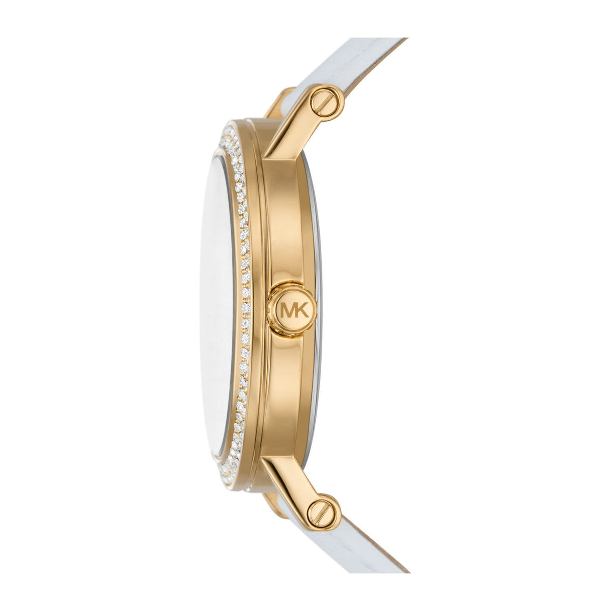 Michael Kors Gold pavé, white logo dial - view 3