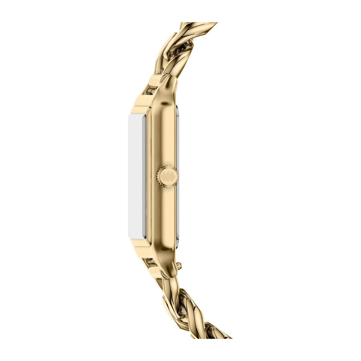 Fossil Gold rectangle, chain bracelet - view 3