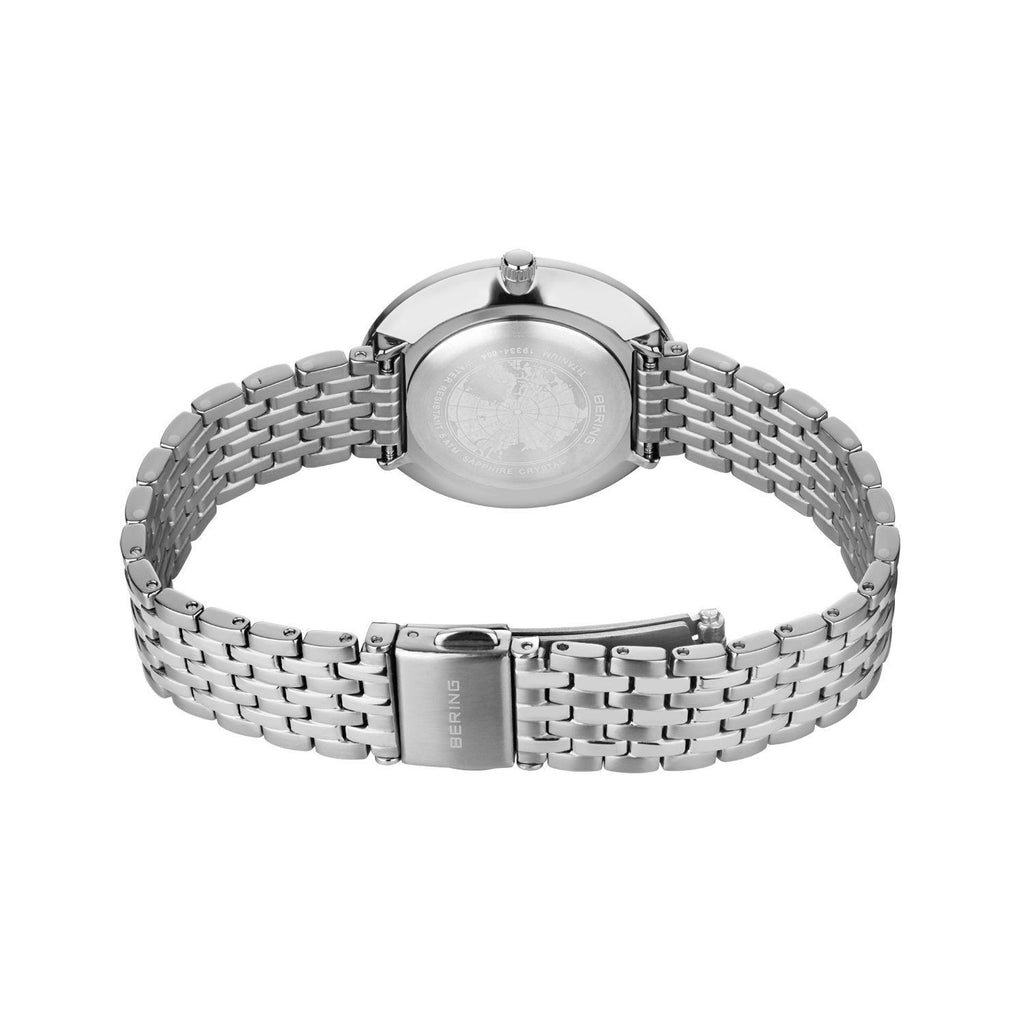 Bering Titanium, white dial, bracelet - view 3