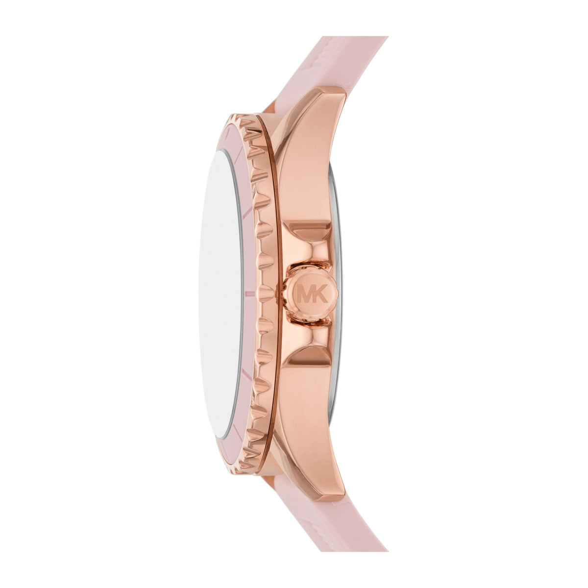 Michael Kors Pink MK logo, silicone strap - view 3