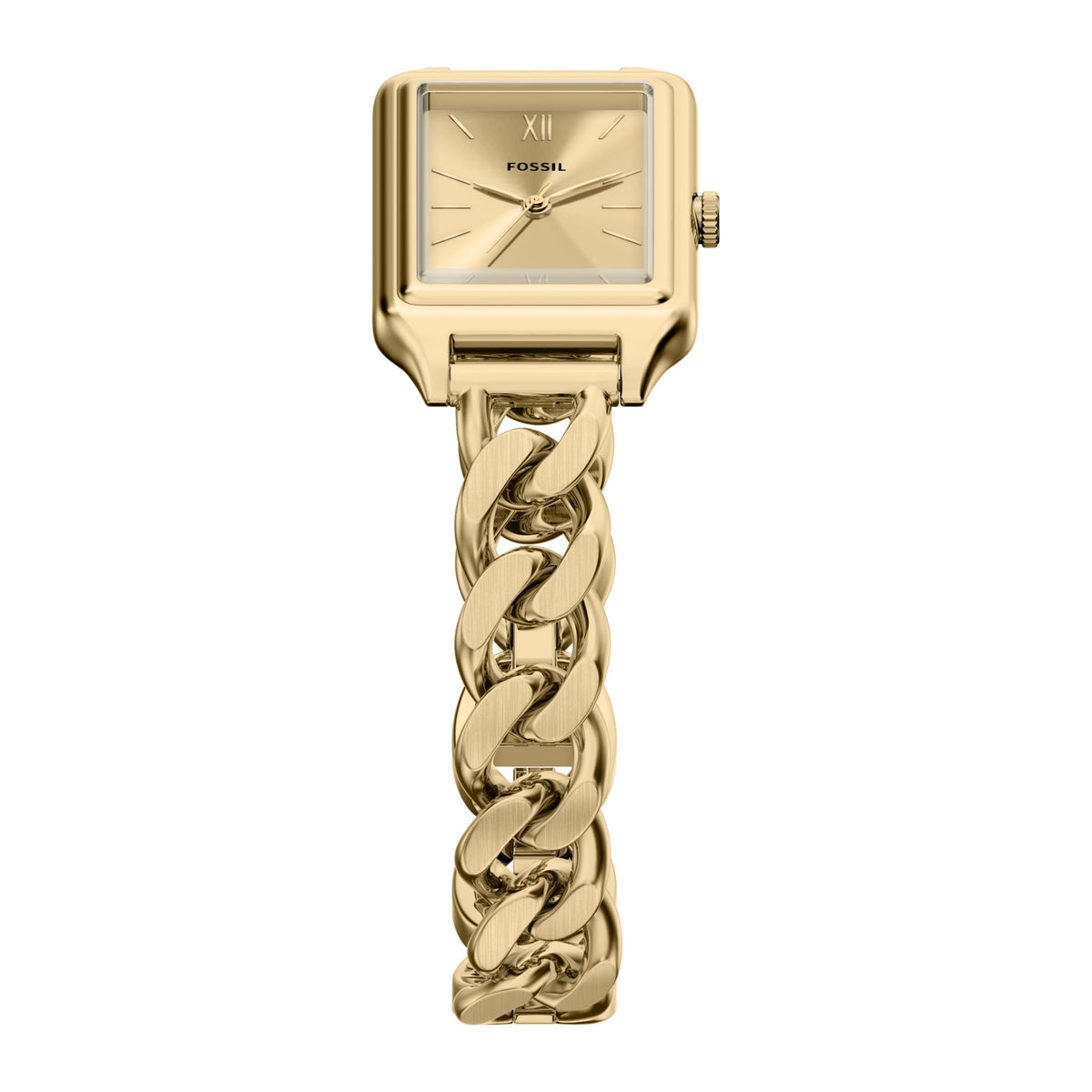 Fossil Gold rectangle, chain bracelet - view 4