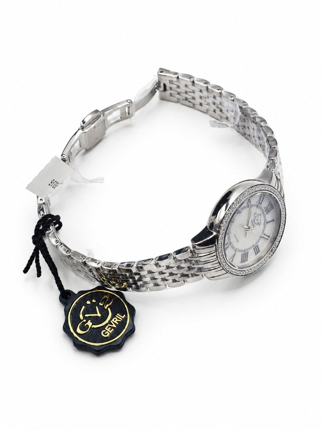 GV2 by Gevril Women's mother-of-pearl dial, diamond accents - view 15