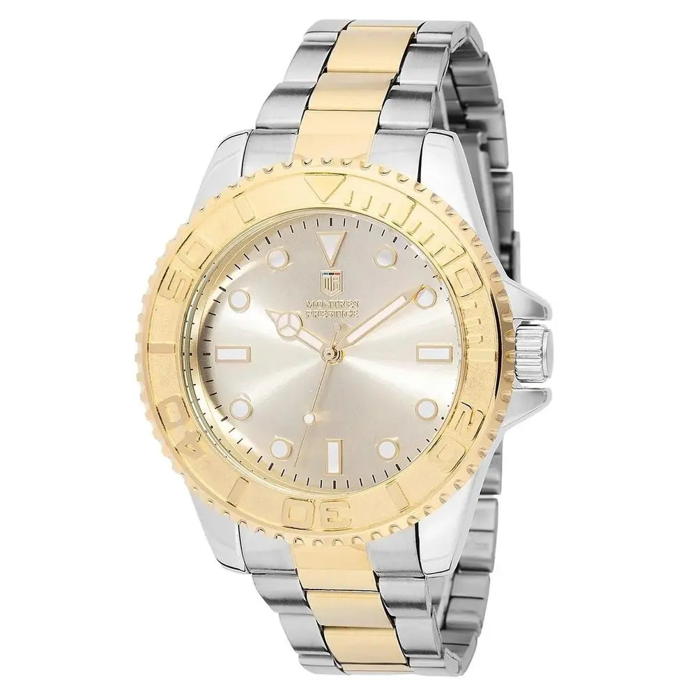 Montres Prestige MPW-0264 two-tone gold diver style, men’s