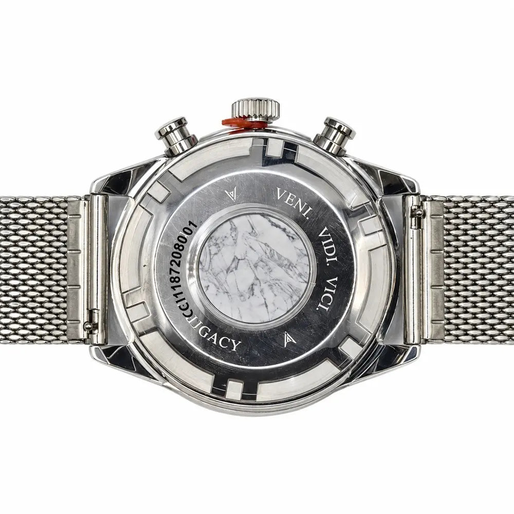 Vincero Chrono S, blue dial, silver mesh