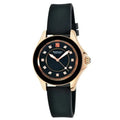 Steinhausen Arbon S1027 women’s, rose gold & black silicone