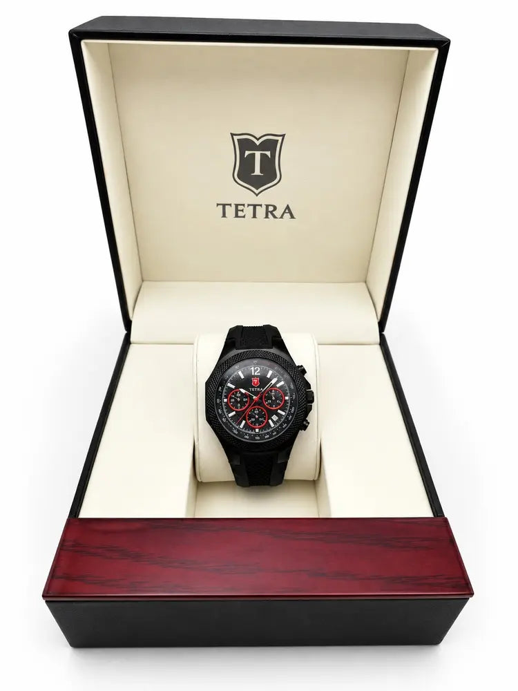 Tetra Torino Aventura chronograph, rubber strap