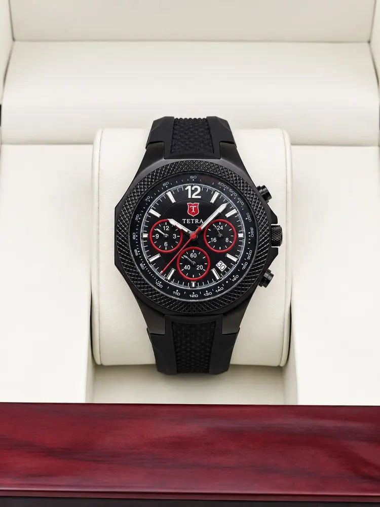 Tetra Torino Aventura chronograph, rubber strap