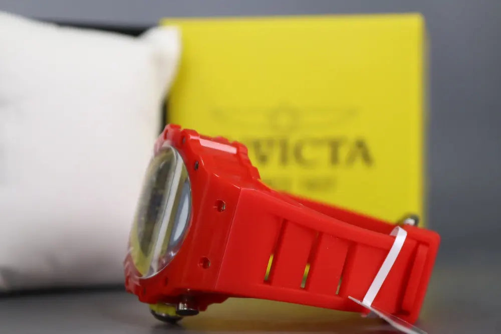 Invicta Racing Valyron chronograph 41mm, red strap