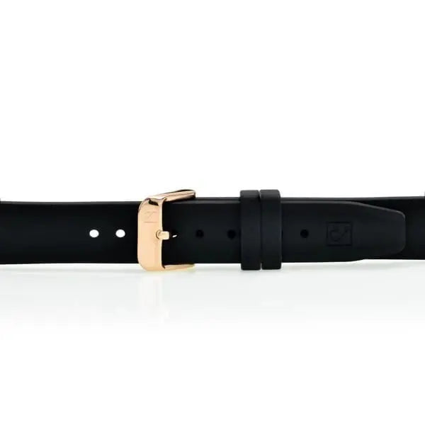 Steinhausen Arbon S1027 women’s, rose gold & black silicone