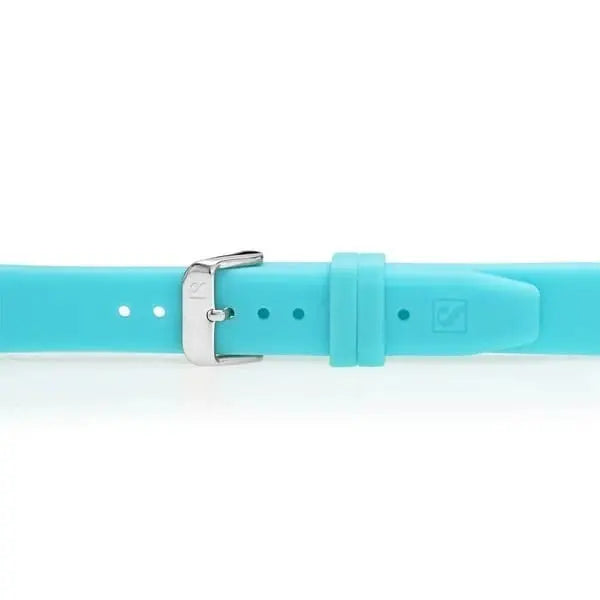Steinhausen Arbon S1020 women’s, silver, light blue silicone
