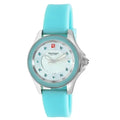 Steinhausen Arbon S1020 women’s, silver, light blue silicone
