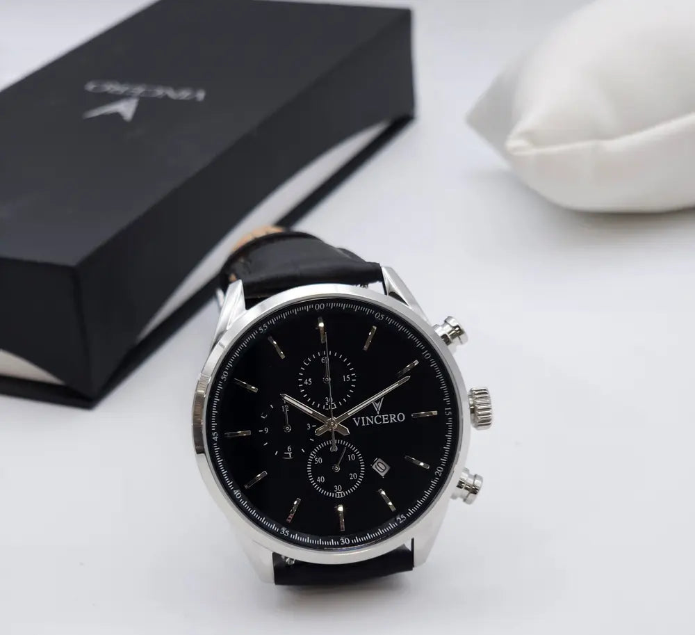 Vincero Chrono S, black & silver