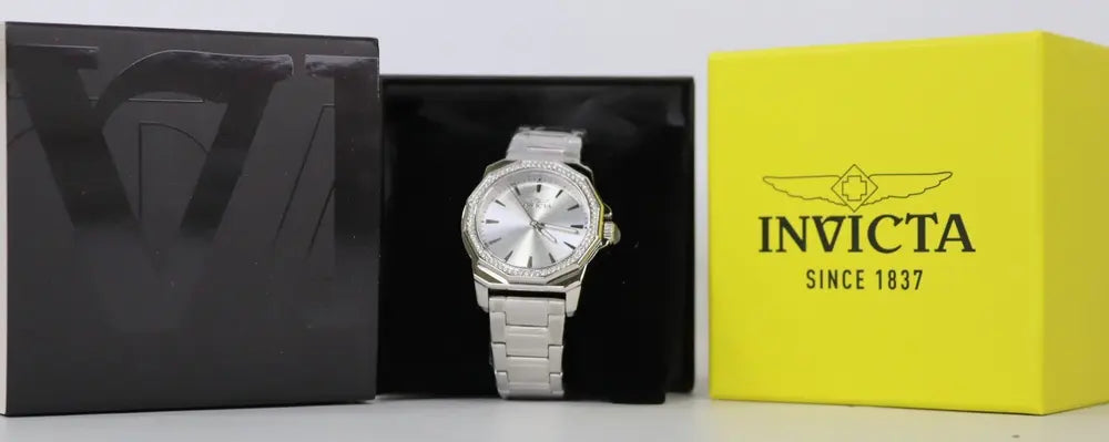 Invicta Speedway women’s, silver dial, steel bracelet (49110)