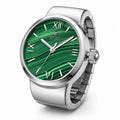 Montres Prestige Green malachite ring watch