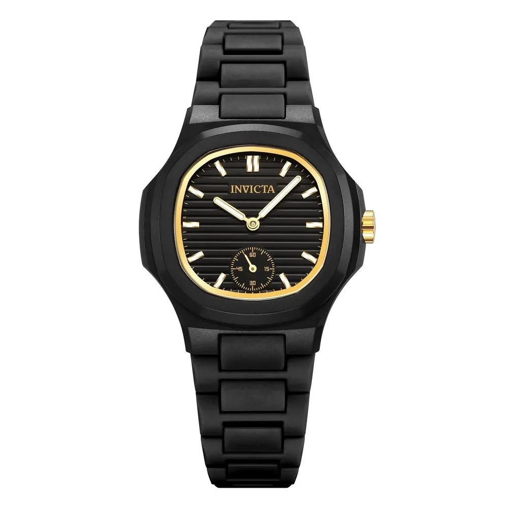 Invicta Black & gold cushion case