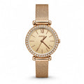 Fossil Rose-gold mesh, champagne dial