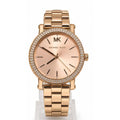 Michael Kors Rose-gold, pavé bezel