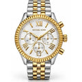 Michael Kors Two-tone chronograph, fluted bezel