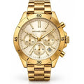 Michael Kors Gold chronograph, tachymeter bezel