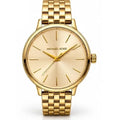 Michael Kors Slim gold, plain champagne dial