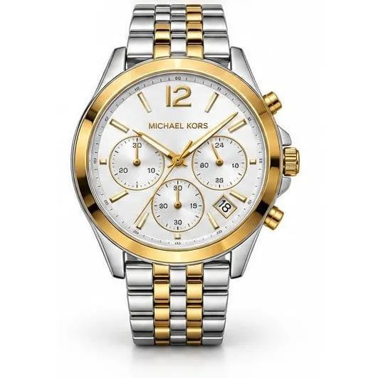 Michael Kors Two-tone chronograph, 12 numeral