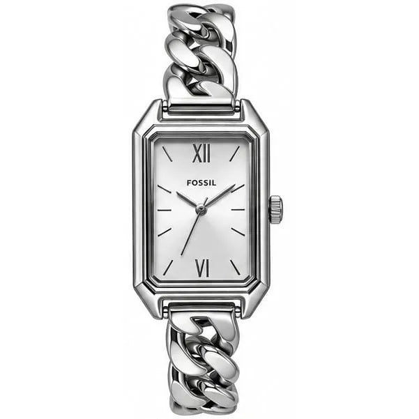 Fossil Silver rectangle, chain bracelet