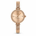 Coach Rose-gold, crystal bezel