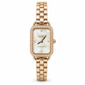 Coach Rose-gold rectangle, crystal bezel