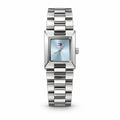 Tommy Hilfiger Silver rectangle, ice-blue dial