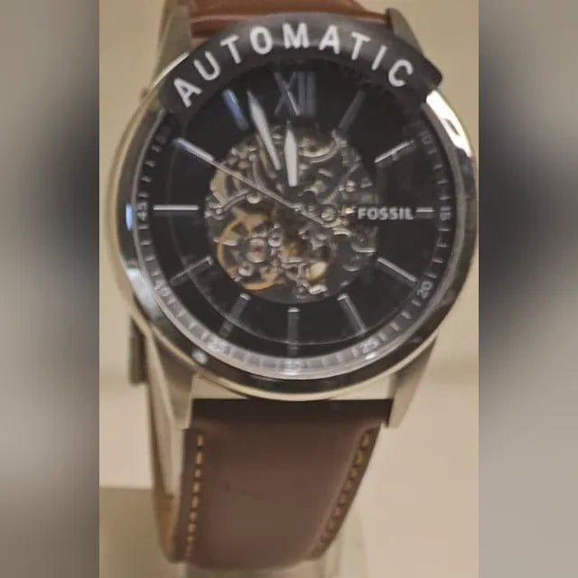 Fossil Automatic skeleton, black dial