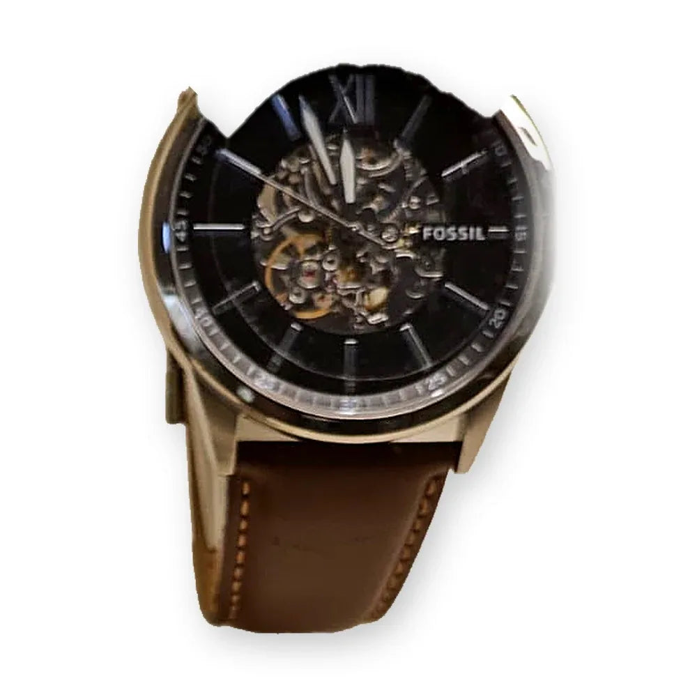 Fossil Automatic skeleton, black dial