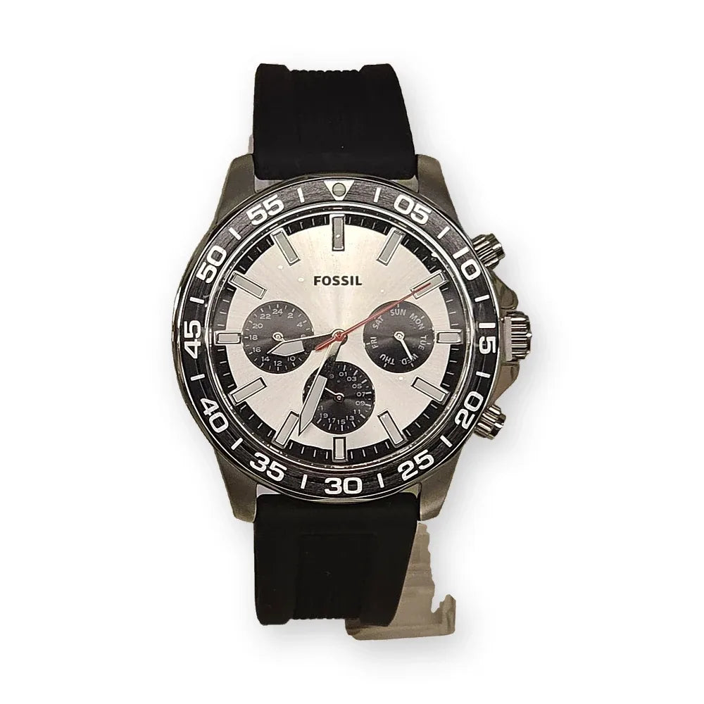 Fossil Sport multifunction, black silicone