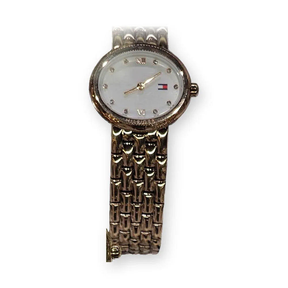 Tommy Hilfiger Petite round, white dial