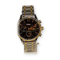 Fossil Two-tone chronograph, black dial