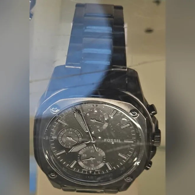 Fossil Smoke chronograph, octagonal case