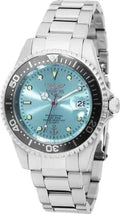 Invicta Men’s 37.5mm steel, light blue dial (50145)
