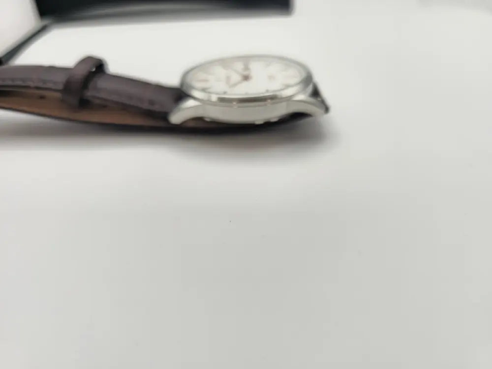 Vincero Kairos 42mm date, silver / rose gold, brown leather