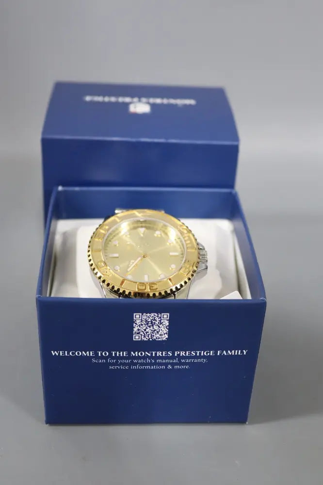 Montres Prestige MPW-0264 two-tone gold diver style, men’s