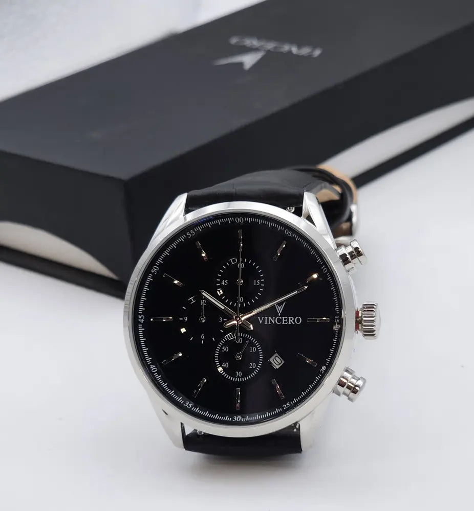 Vincero Chrono S, black & silver