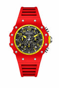 Invicta Racing Valyron chronograph 41mm, red strap