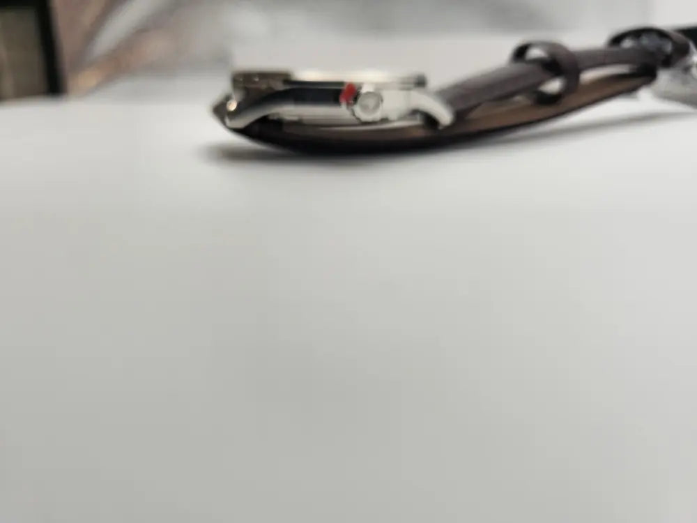 Vincero Kairos 42mm date, silver / rose gold, brown leather