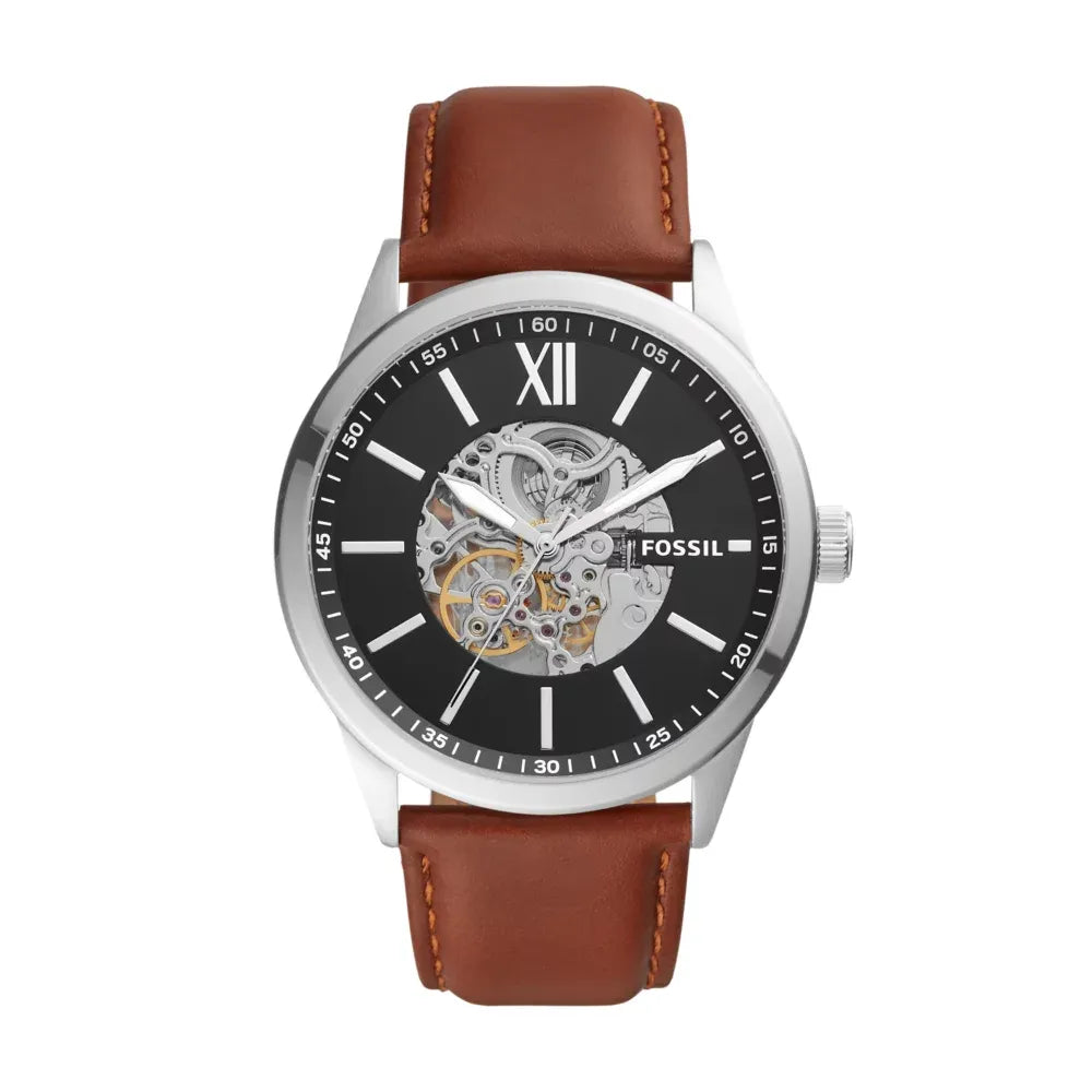 Fossil Automatic skeleton, black dial