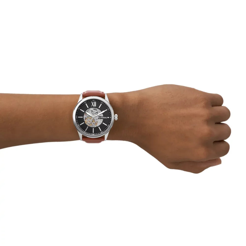 Fossil Automatic skeleton, black dial