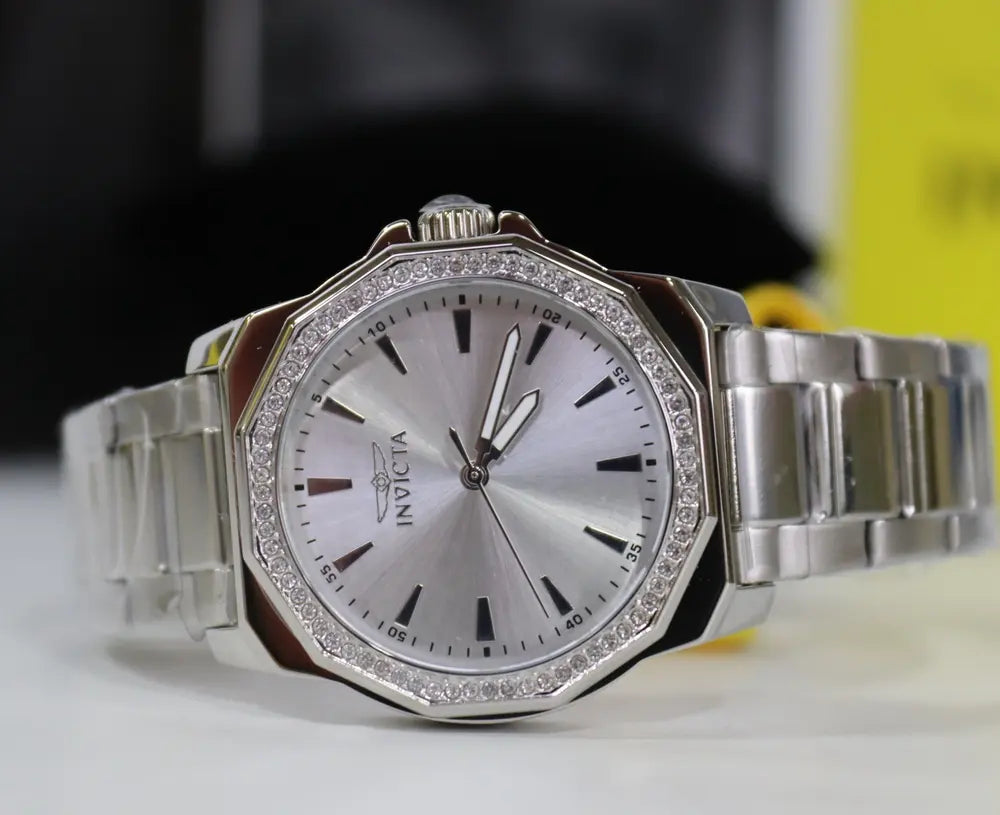 Invicta Speedway women’s, silver dial, steel bracelet (49110)