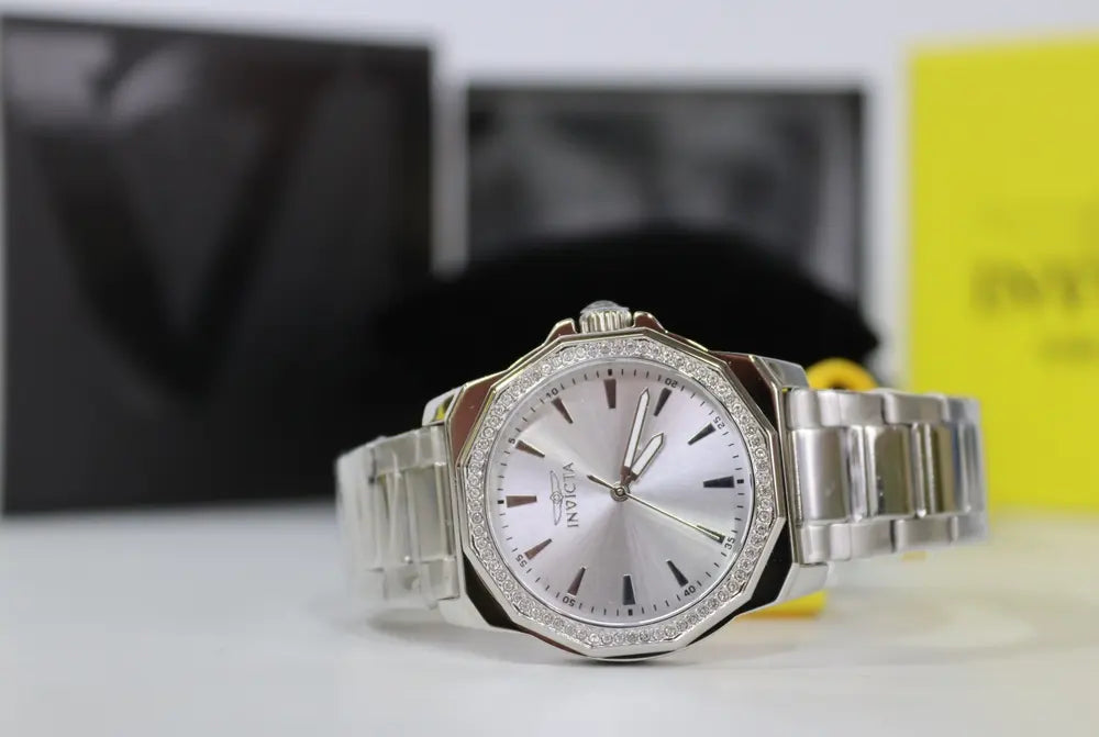 Invicta Speedway women’s, silver dial, steel bracelet (49110)