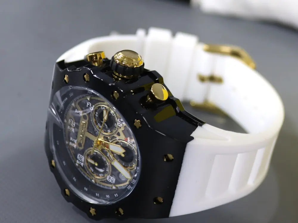 Invicta Racing Vaulthan men’s 44mm, white