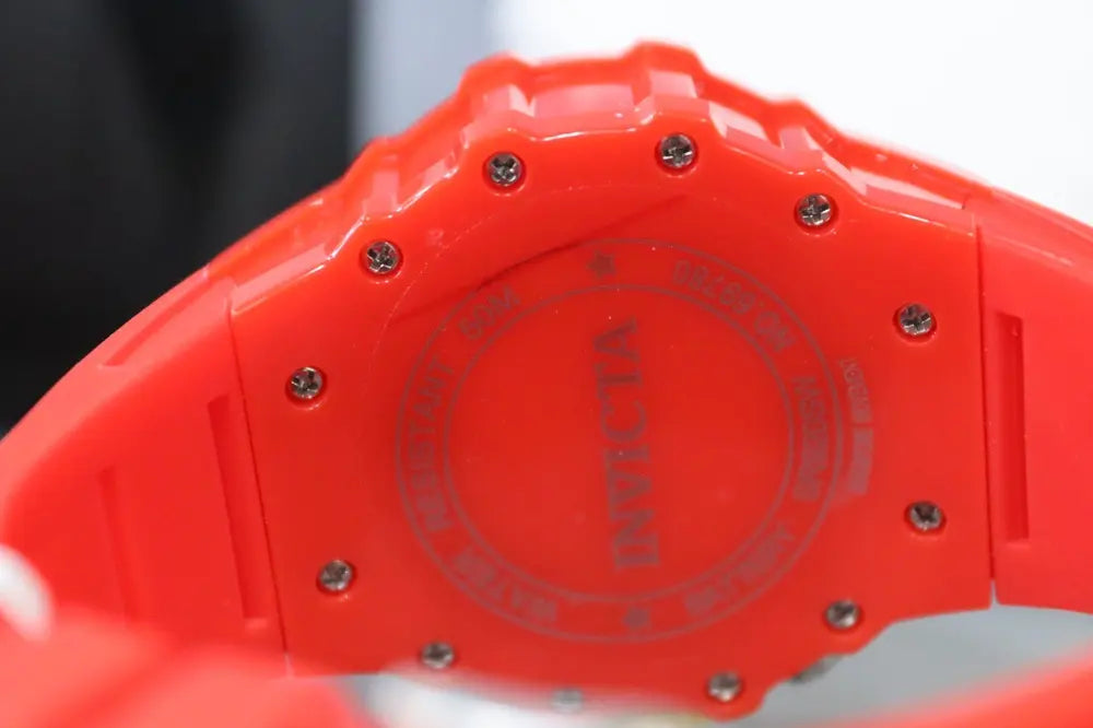 Invicta Racing Valyron chronograph 41mm, red strap